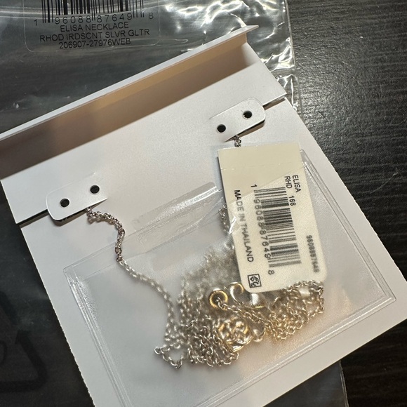 NWT KENDRA SCOTT Elisa 2025 Silver Collector’s Edition Short Pendant Necklace - Picture 7 of 9